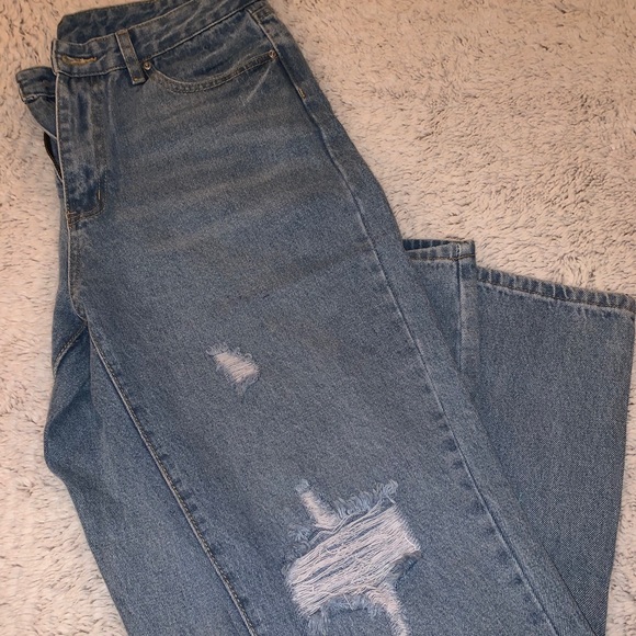 High rise blue jeans - Picture 4 of 7